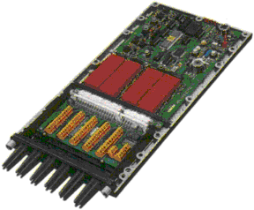 Solatron IMP - internal PCB and connector block